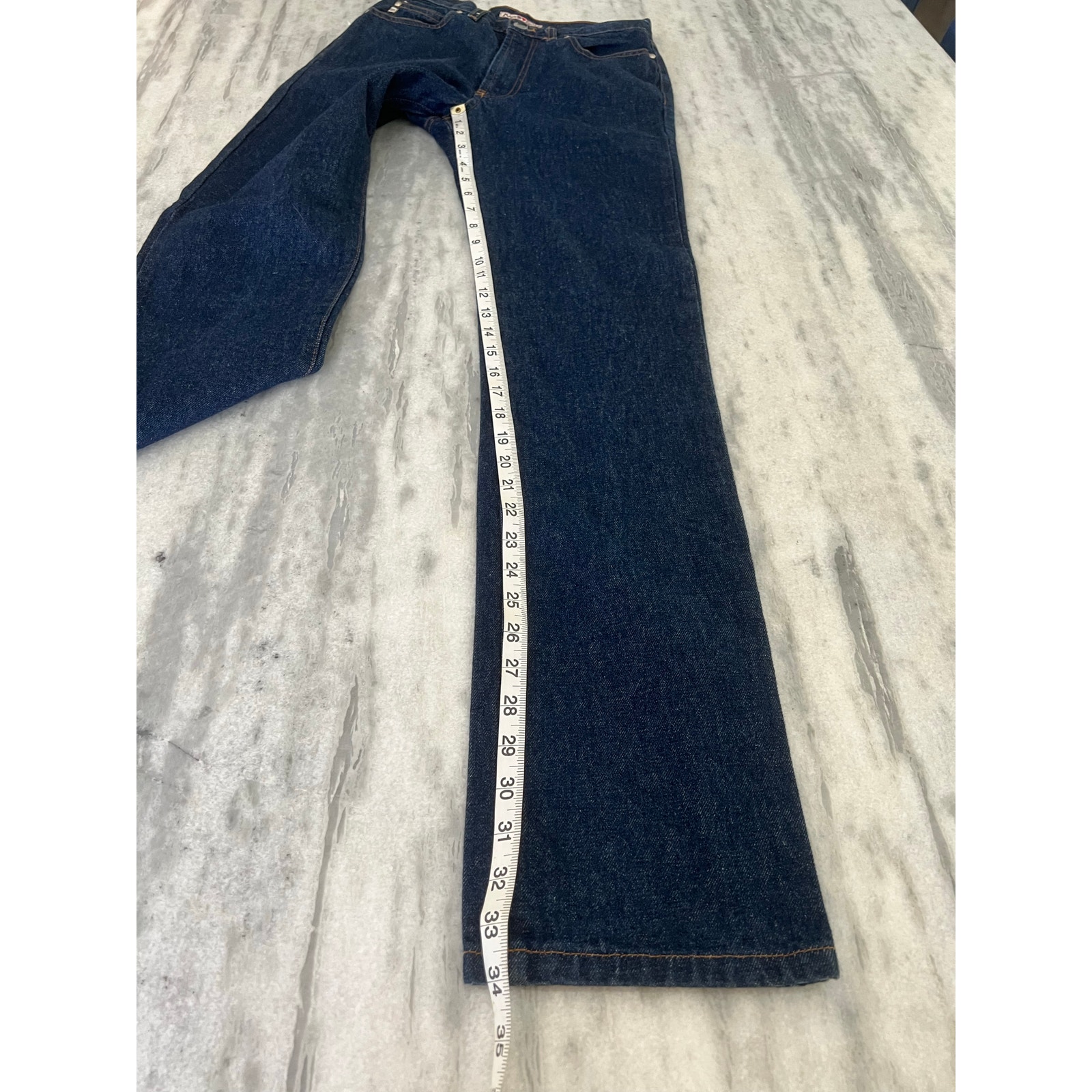 Vintage 90's Miss Sixty Straight Dark Blue High Rise Jeans- Size 26 Nwt — image 8 of 8